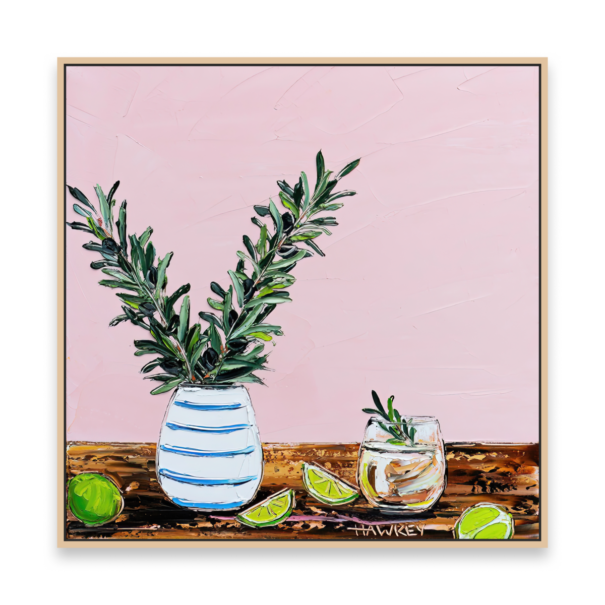 Olive Branch Gin And Limes  [Print]