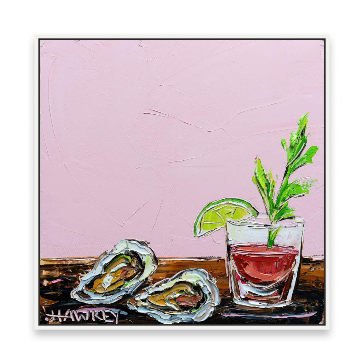 Oysters And Cocktail  [Print]