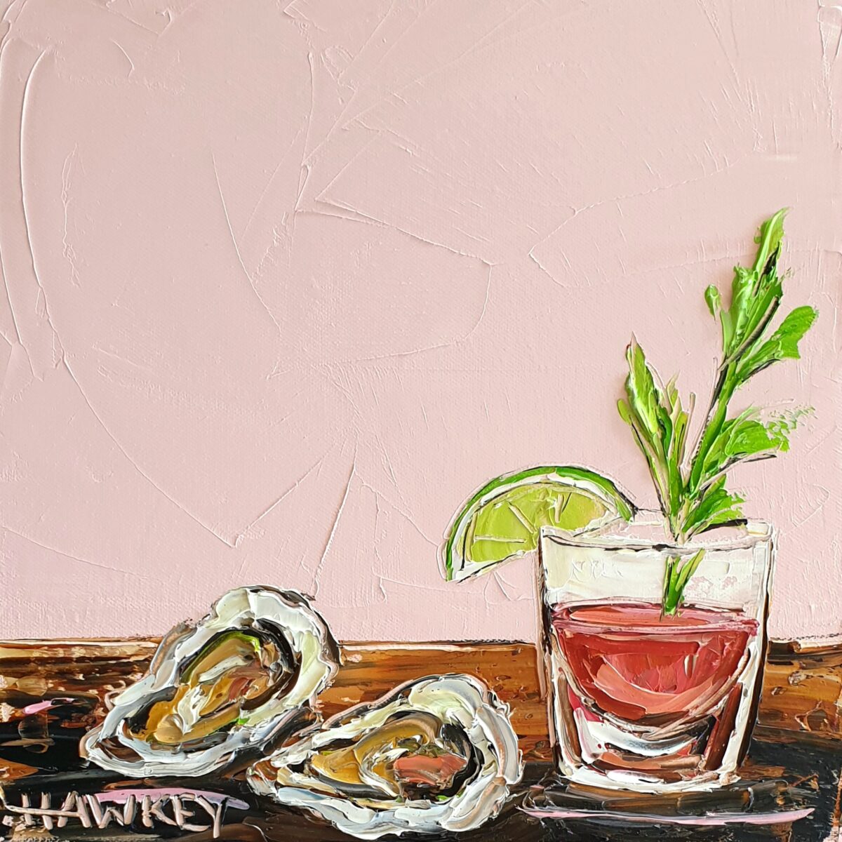 Oysters And Cocktail