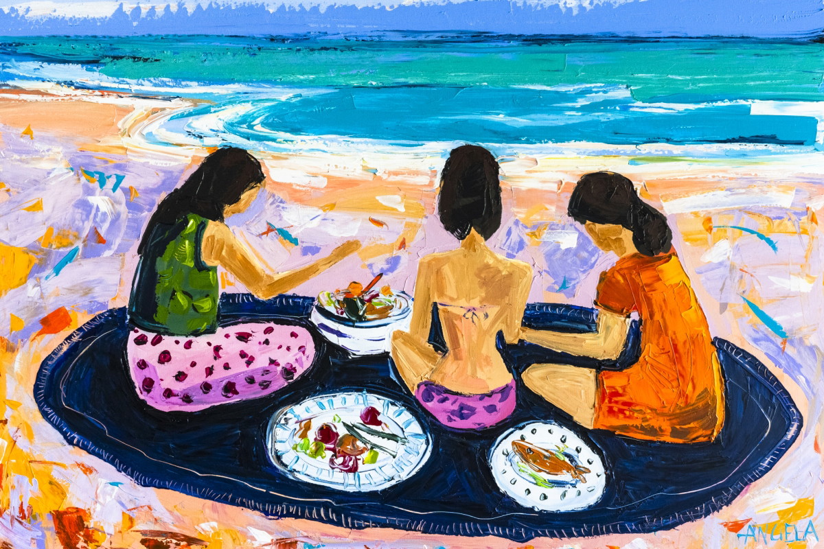 Beach Picnic - Original Art